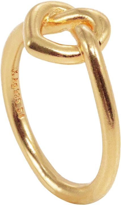 Tied Heart Ring