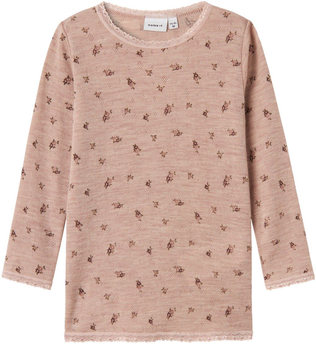 NMFWANG WOOL NEEDLE LS TOP NOOS