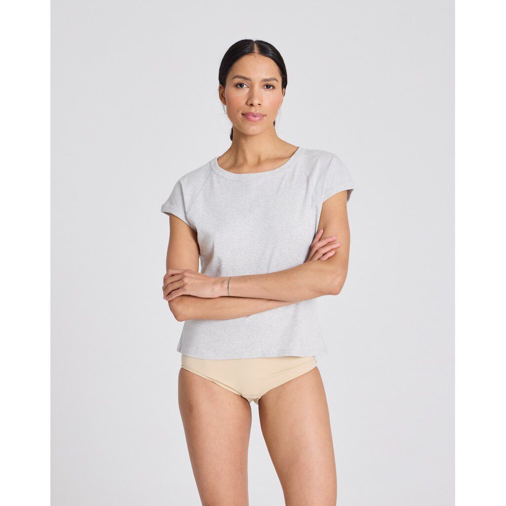 Malou S/S Cotton 1x1 Rib Tee GOTS