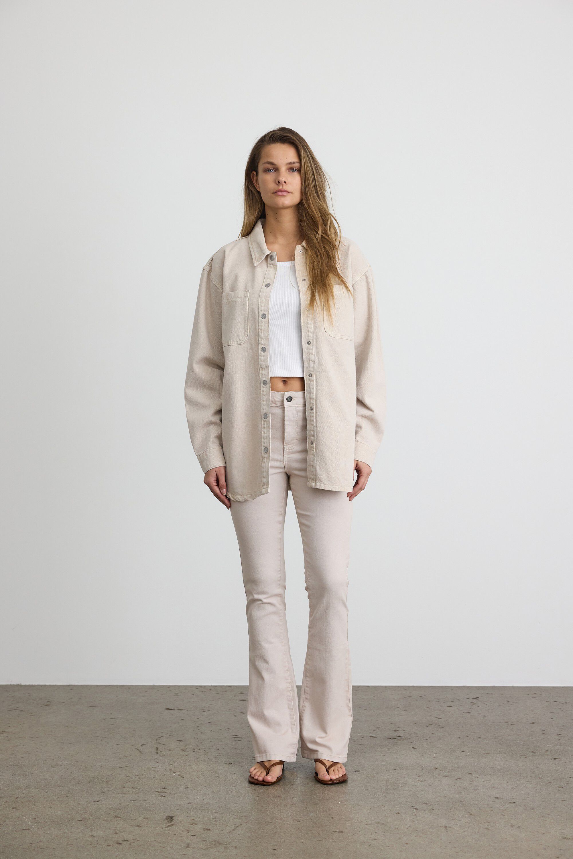 Nmalva L/S f&auml;rgad denimhacket Box