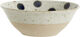 GRAINY dot bowl, sand/dark blue