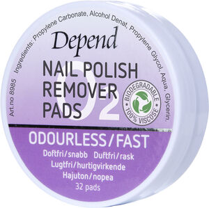Remover pads i display O2