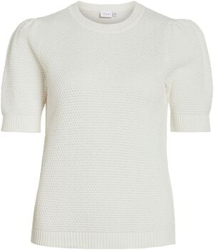 VIDALO O-NECK S/S KNIT TOP - NOOS