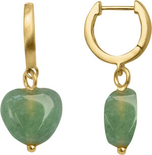 Soft Heart Hoop Green
