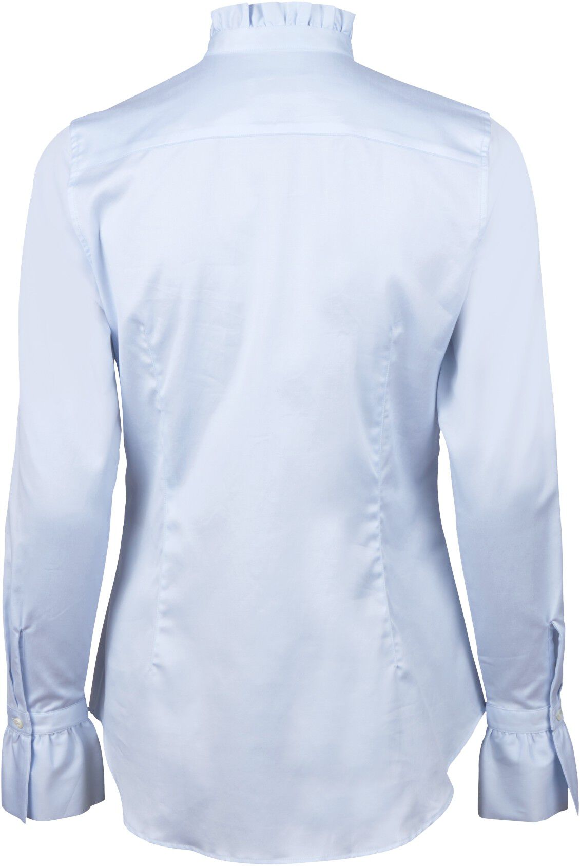 Darya Blouse, Frill collar Flyfront Frill cuff