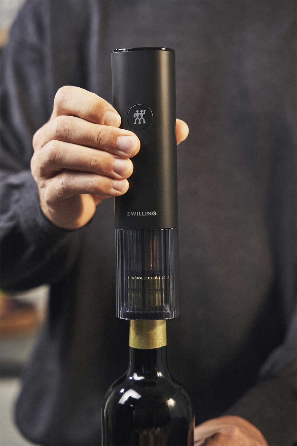 Enfinigy Elektrisk vin&ouml;ppnare Svart