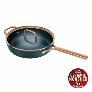 Milano, Sauterpanna med glaslock 28 cm, Aluminium