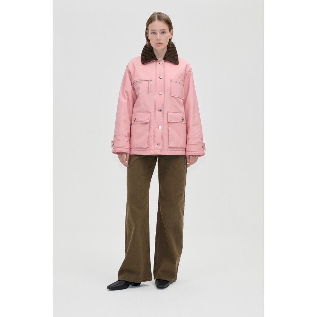 2559 Coated Cotton Canvas, Workwear Boxy Jacket