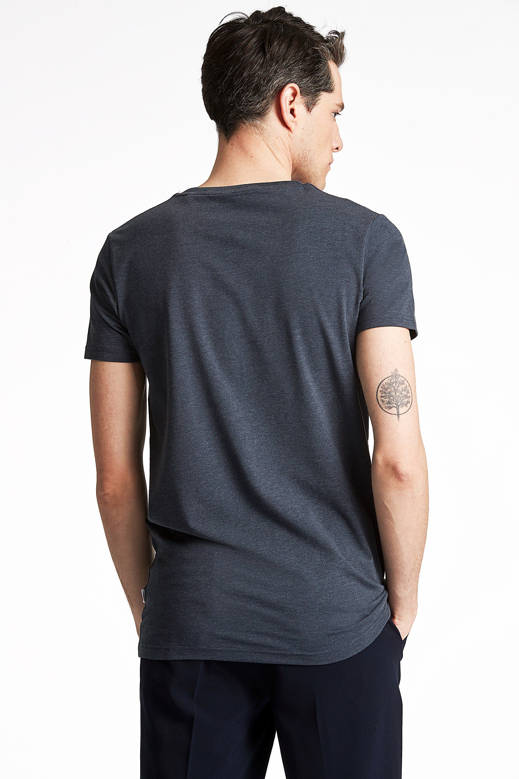 Rundhalset stretchy t-shirt