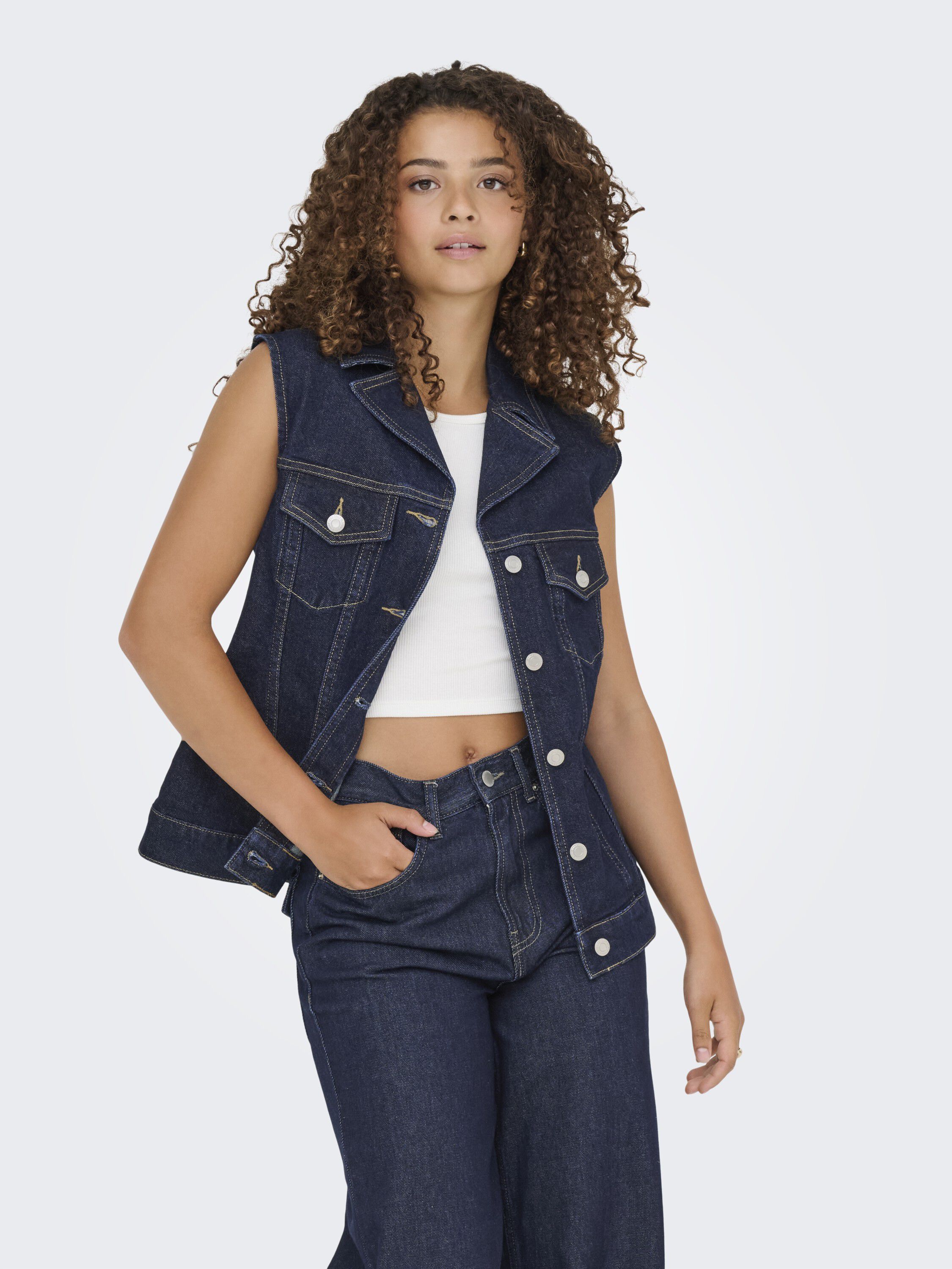 ONLJOANA RINSE DNM WAISTCOAT MAE