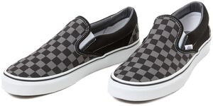 UA Classic Slip-On Black/Pewter Che