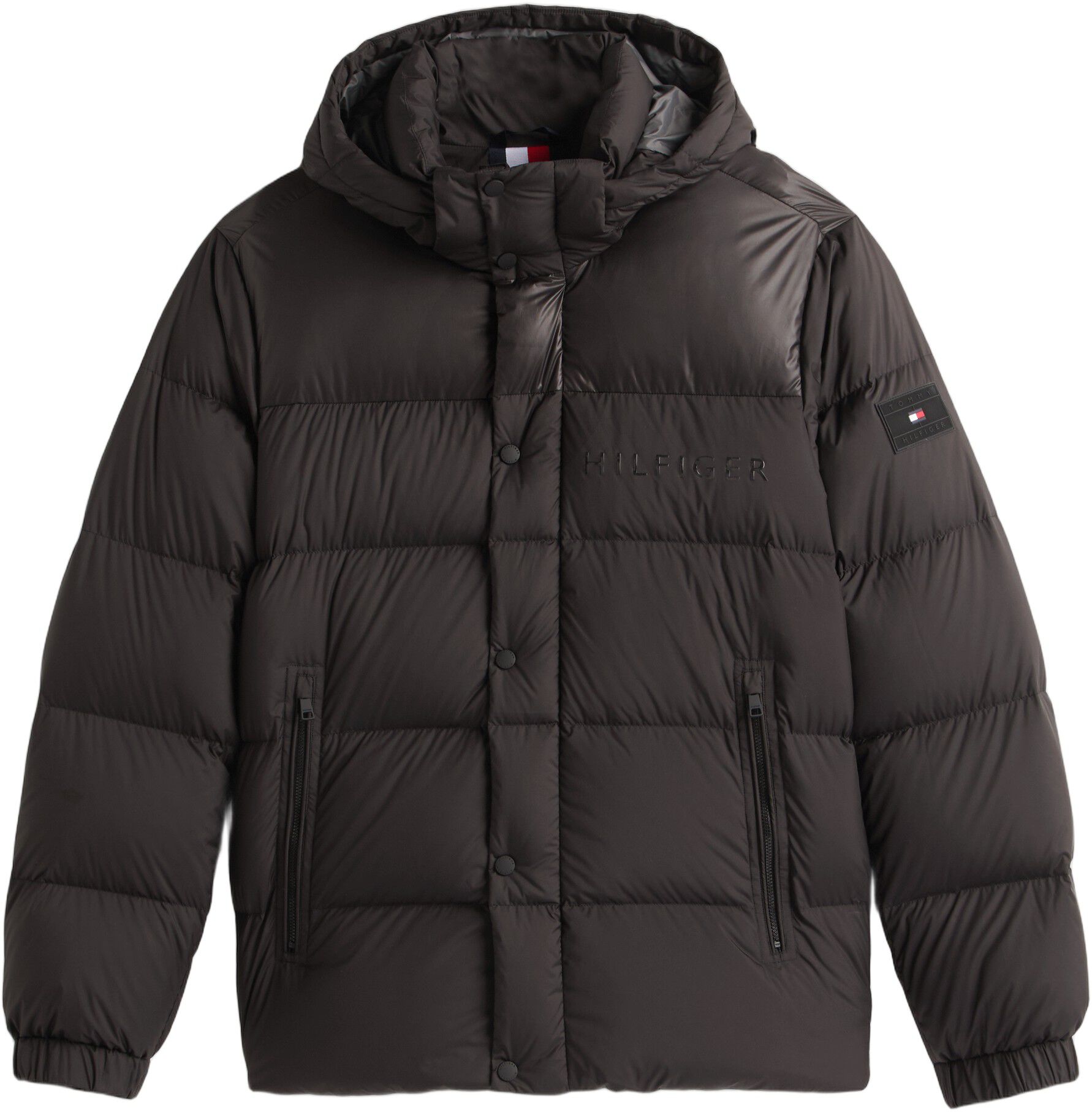 MIX DOWN HOODED PUFFER