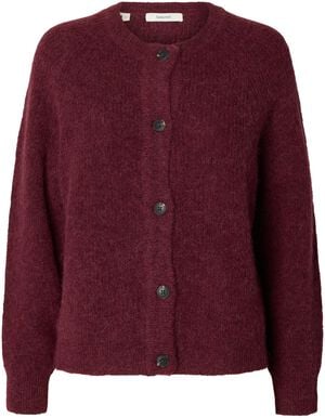 SLWLULU LS KNIT SHORT CARDIGAN NOOS