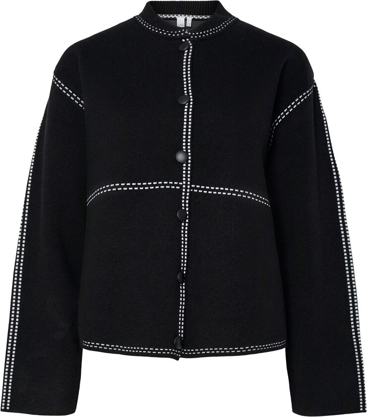 YASJENA LS KNIT CARDIGAN