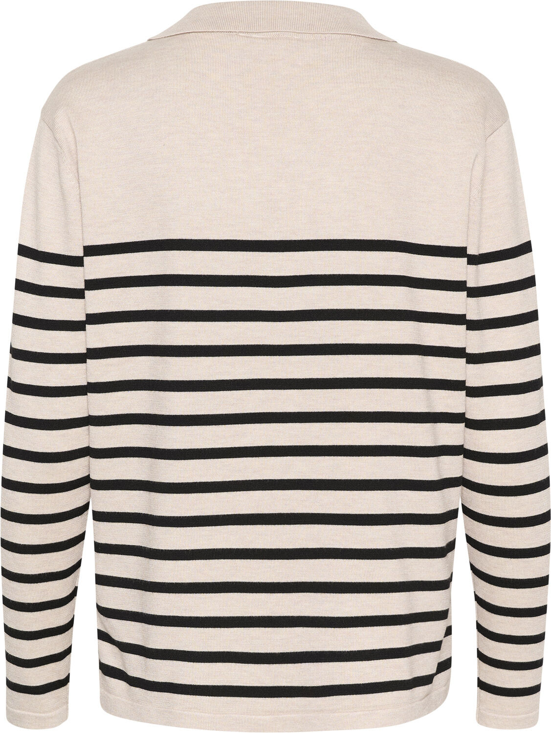 MilaSZ Striped Polo Pullover