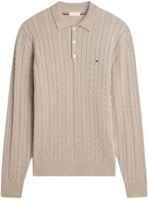 CLASSIC COTTON CABLE LS POLO