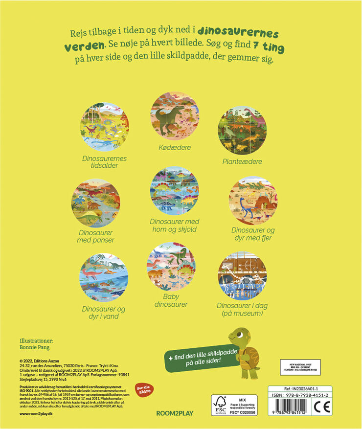 Forlaget ROOM2PLAY - Søg og Find - Dinosaurer