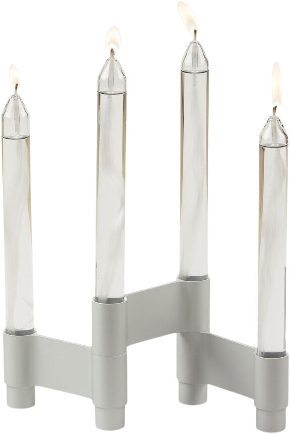 LINK, CANDLE HOLDER, MATT ALUMINIUM, 11060M