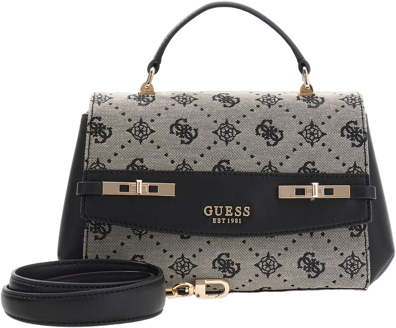 MELINDA LOGO TOP HANDLE FLAP