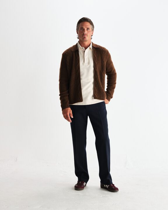 FRIAR ZIP KNIT JACKET