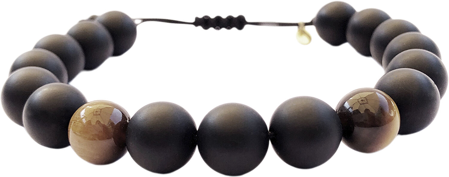 Arthur Bracelet Onyx/Tiger Eye - Men edition