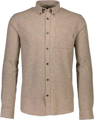 Brushed twill shirt L/S