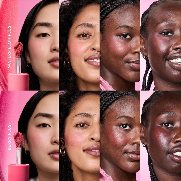 Watermelon Glow Niacinamide Dewy Flush - Flytande, uppklarande rouge