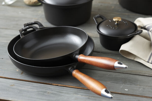 Stekpanna 24 Svart Rund Gjutjärn