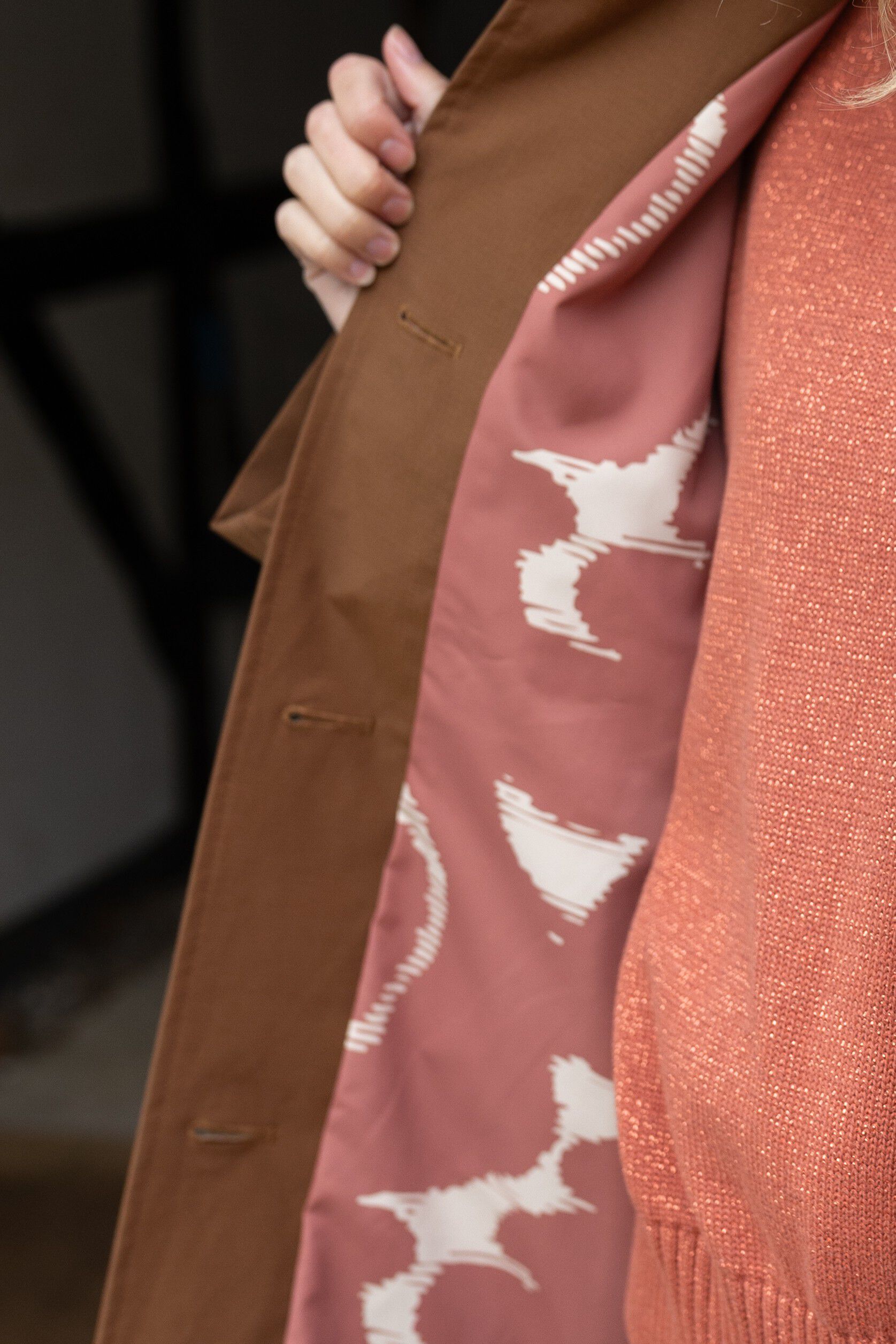 Daneladylike Midseason Jacket Brown