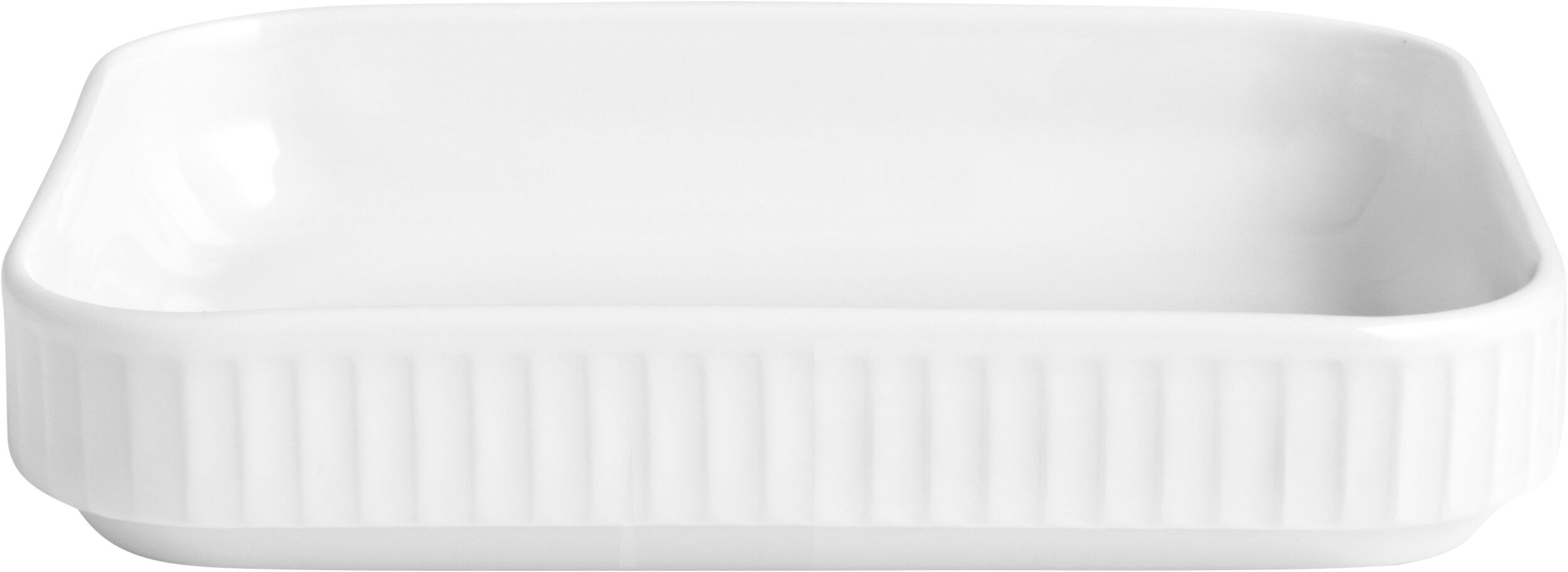 "Fat rektangul&Atilde;&brvbar;rt Pliss&Atilde;&copy; 18 x 12 cm Hvit"