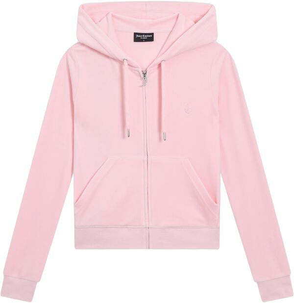 Robertson Classic Velour Zip Trough Hoodie
