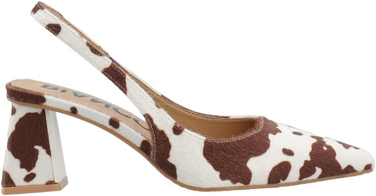 BIAMARALYN Slingback Smooth Faux Leather