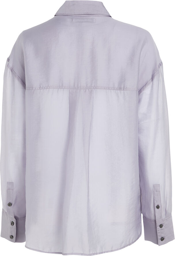 Sheer long sleeve shirt