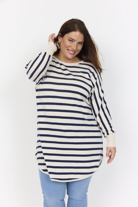 Curvy WA-SHANTI 6 Pullover Creme