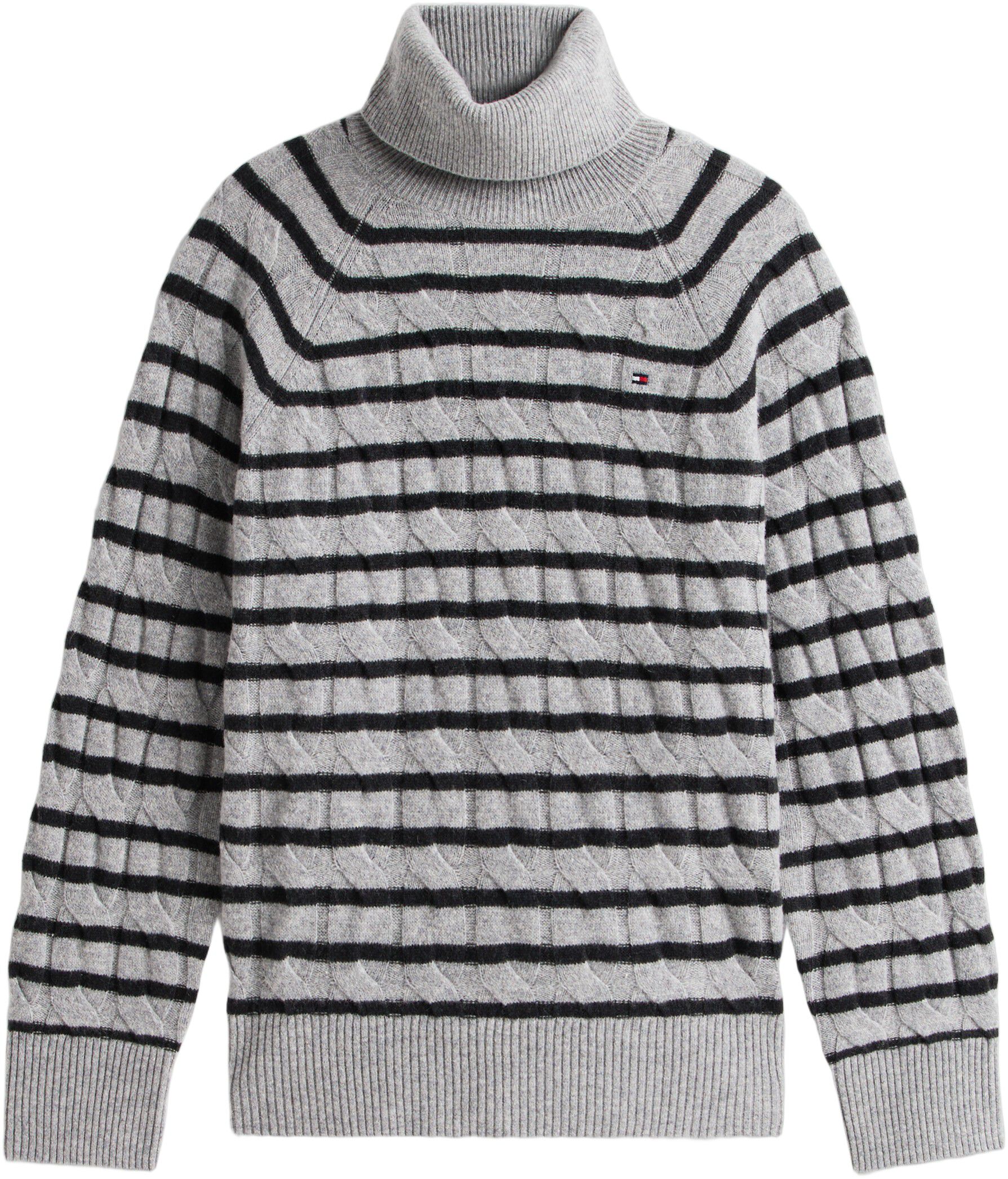 SOFT WOOL CABLE ROLL-NK LS SWT