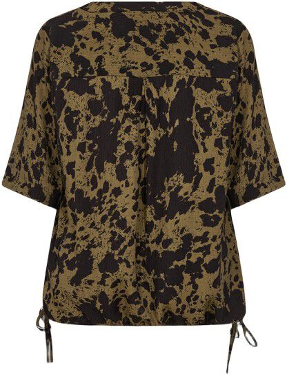 Curvy WA-NIKITA 1 Bluse M&oslash;rk sand