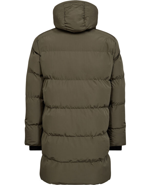 HOODED SPORTS PUFFER MID JKT