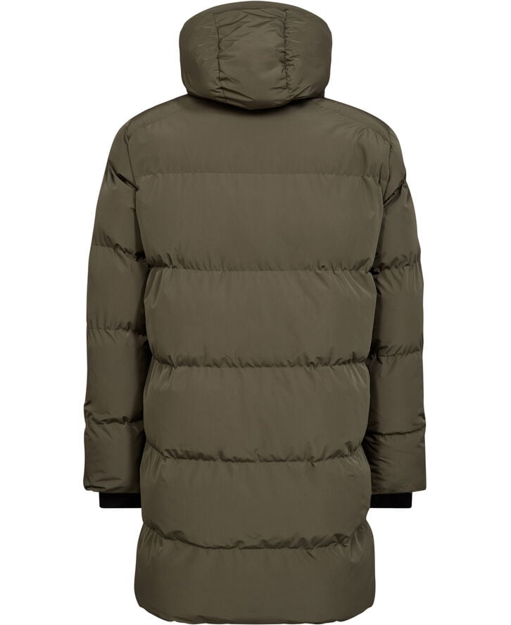 HOODED SPORTS PUFFER MID JKT