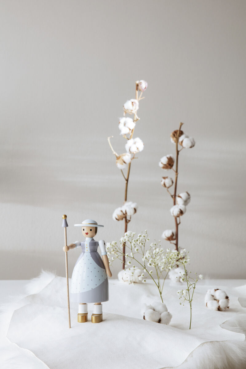 Hyrdinde lys bl&aring;