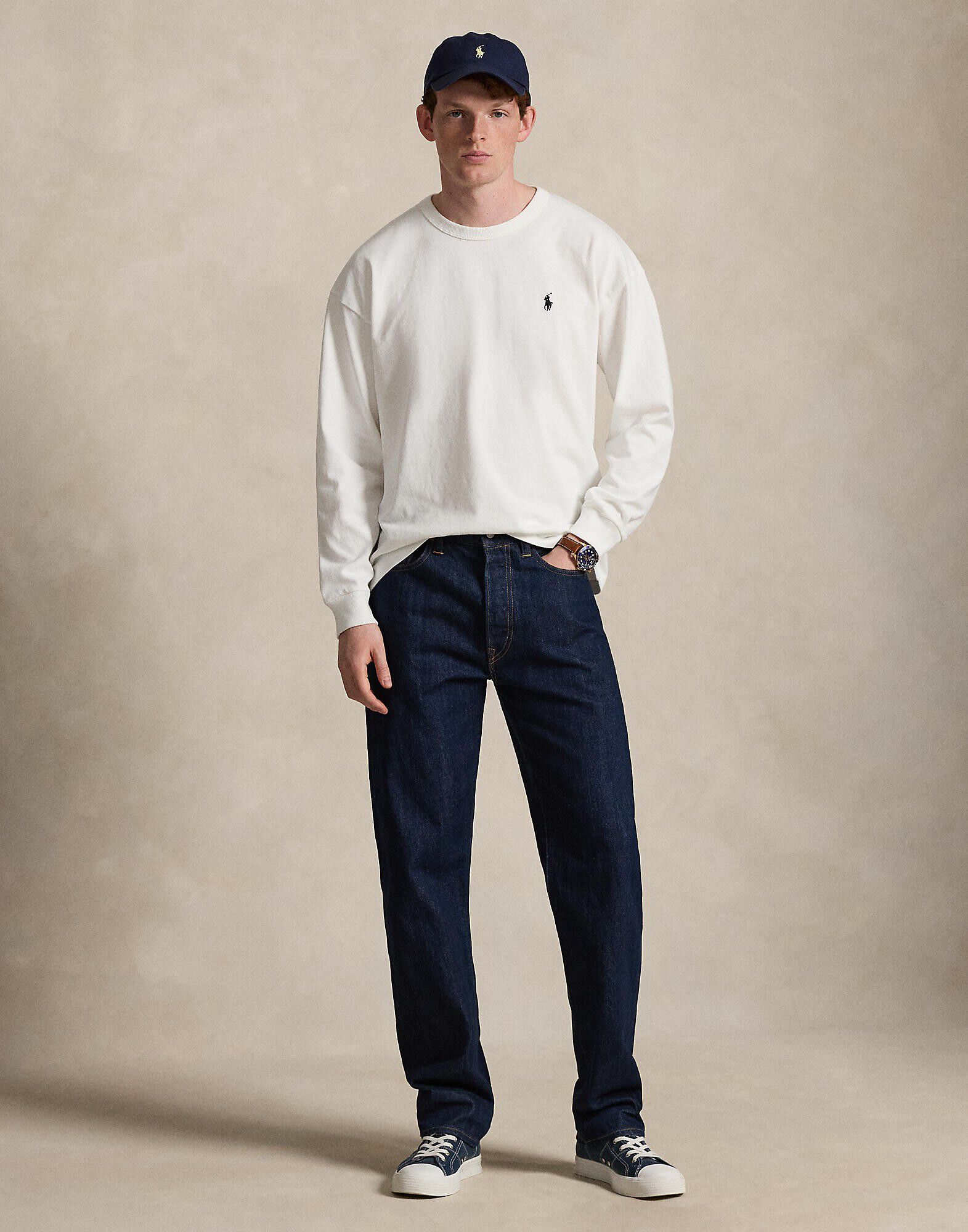 Relaxed Fit Jersey Long-Sleeve T-Shirt