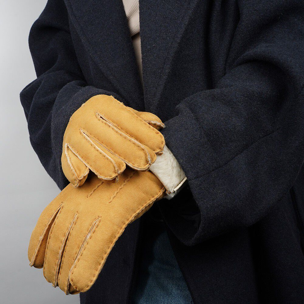 KELLY - GLOWES - SHEEP SKIN W/ SHEARLING CUFF