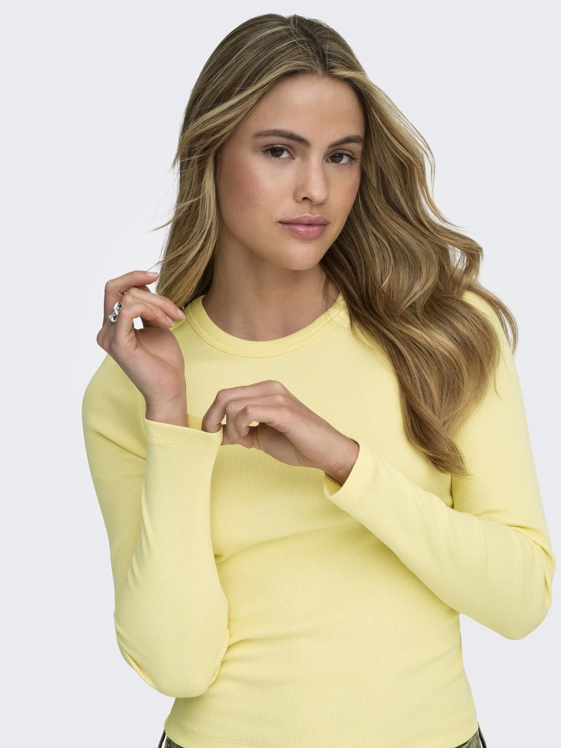 ONLVAL LIFE L/S O-NECK TOP JRS