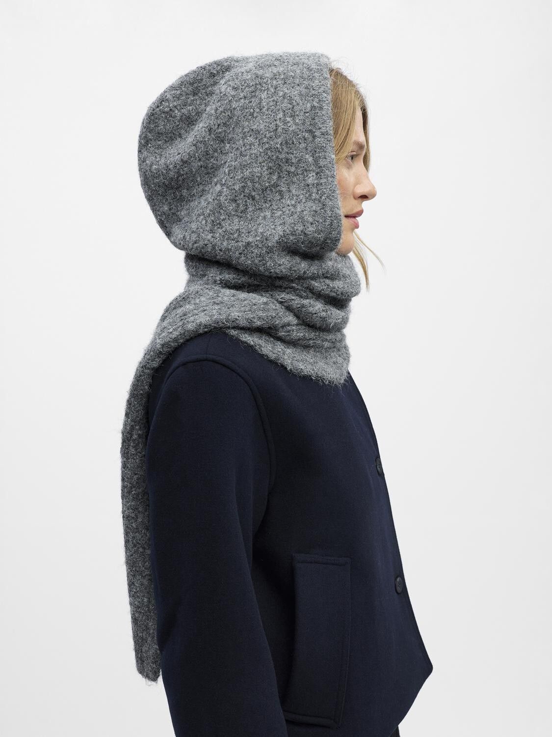 OBJMILU SCARF KNIT BALACLAVA 140
