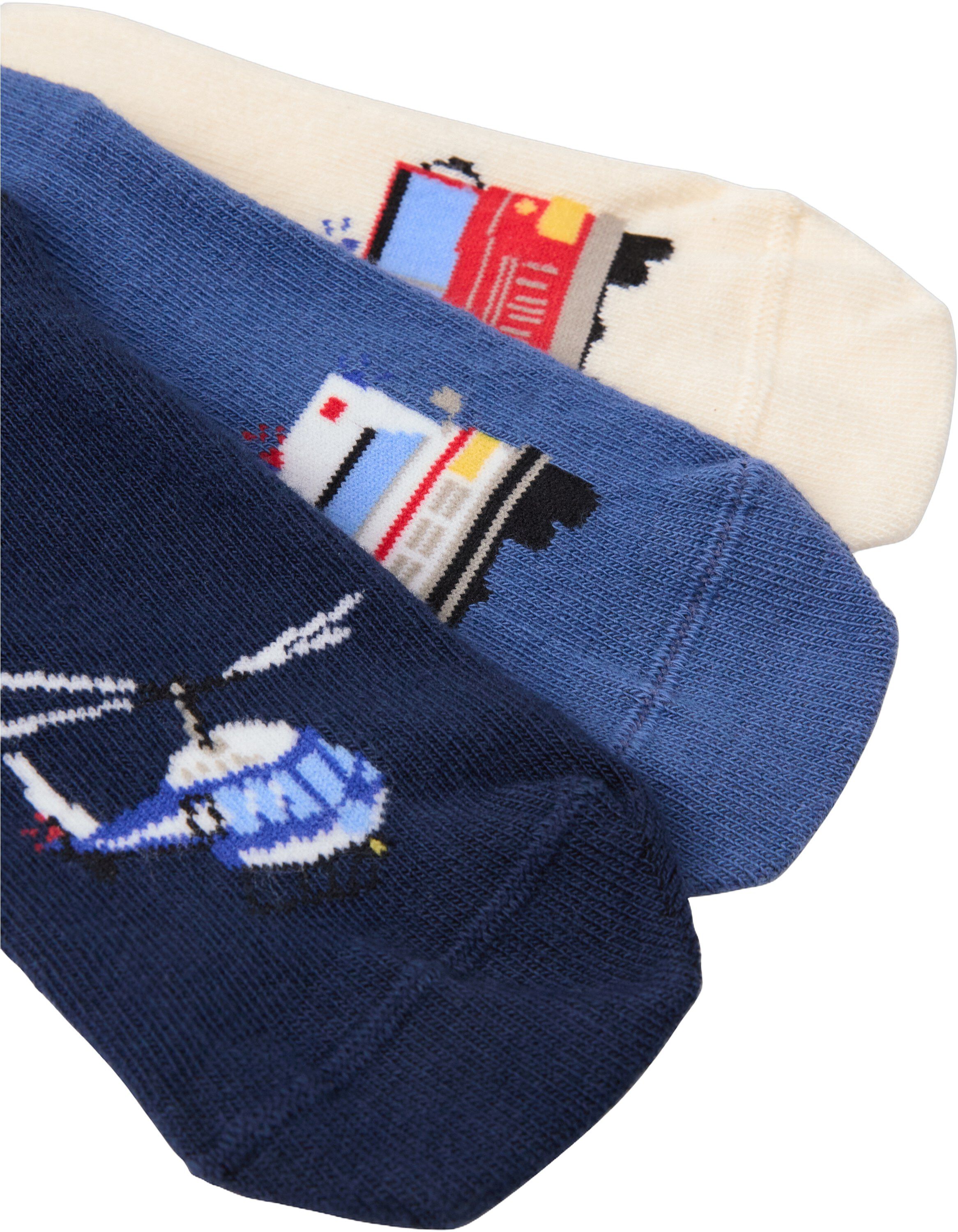 3-pack comfy socks in different col