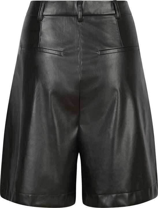 Nika Bermuda PU Shorts