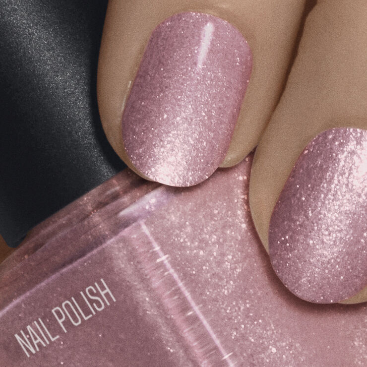 Nail Polish Glitter Pink