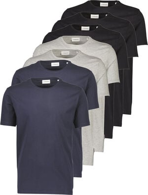 Basic o-neck tee S/S 7 pack
