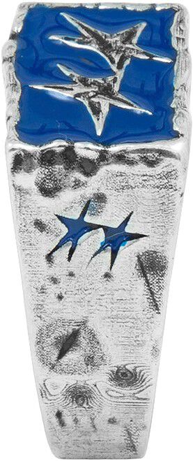 Ignorant Icon Ring Blue