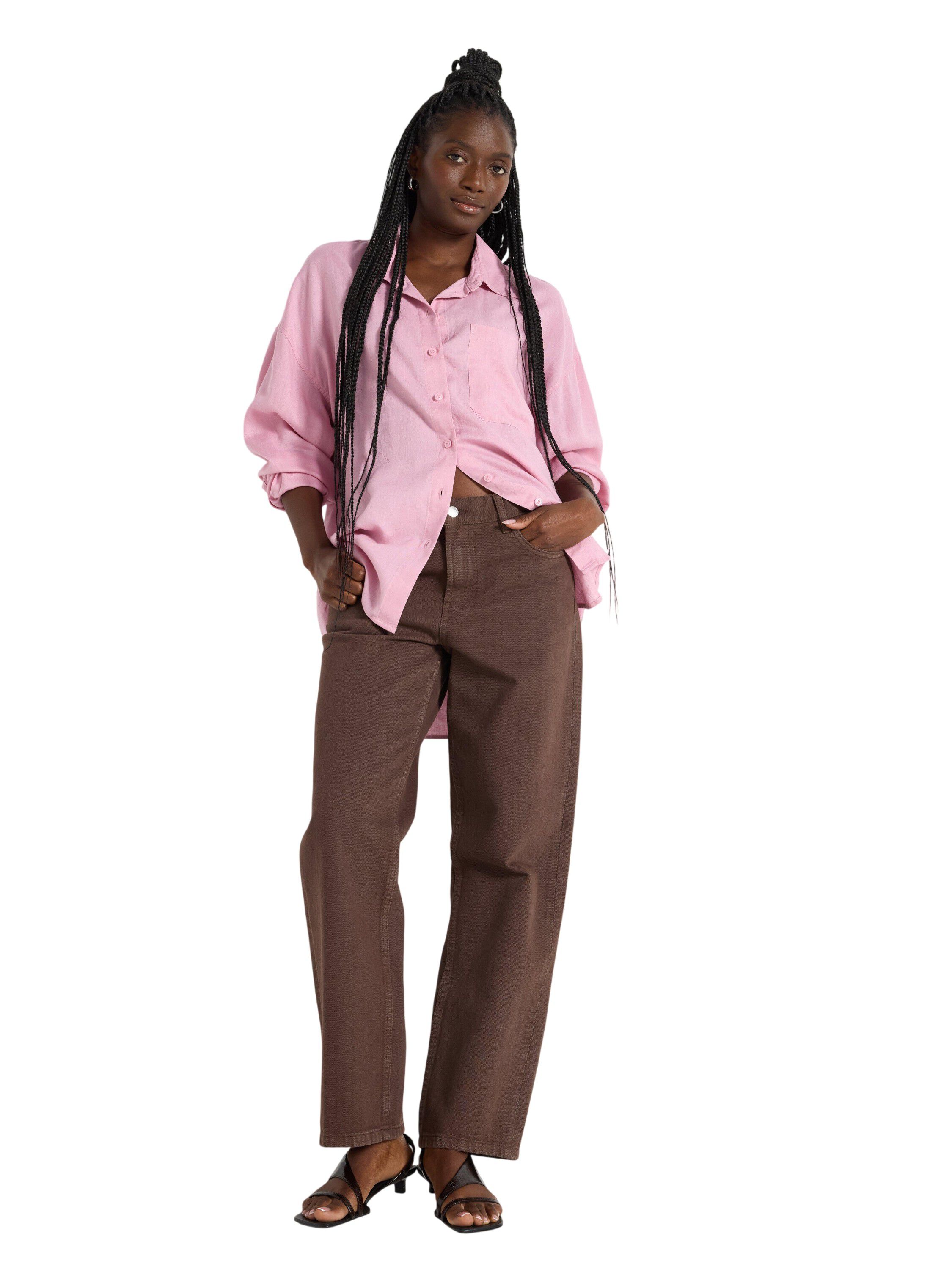 Trousers denim straight reg wa