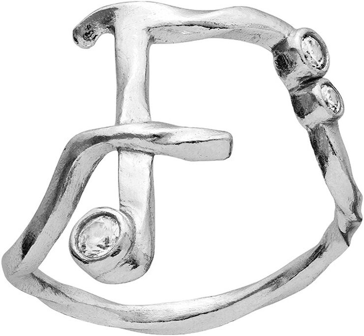 F Alphabet Ring